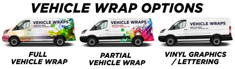 Pattison Vehicle Wraps vehicle wrap options